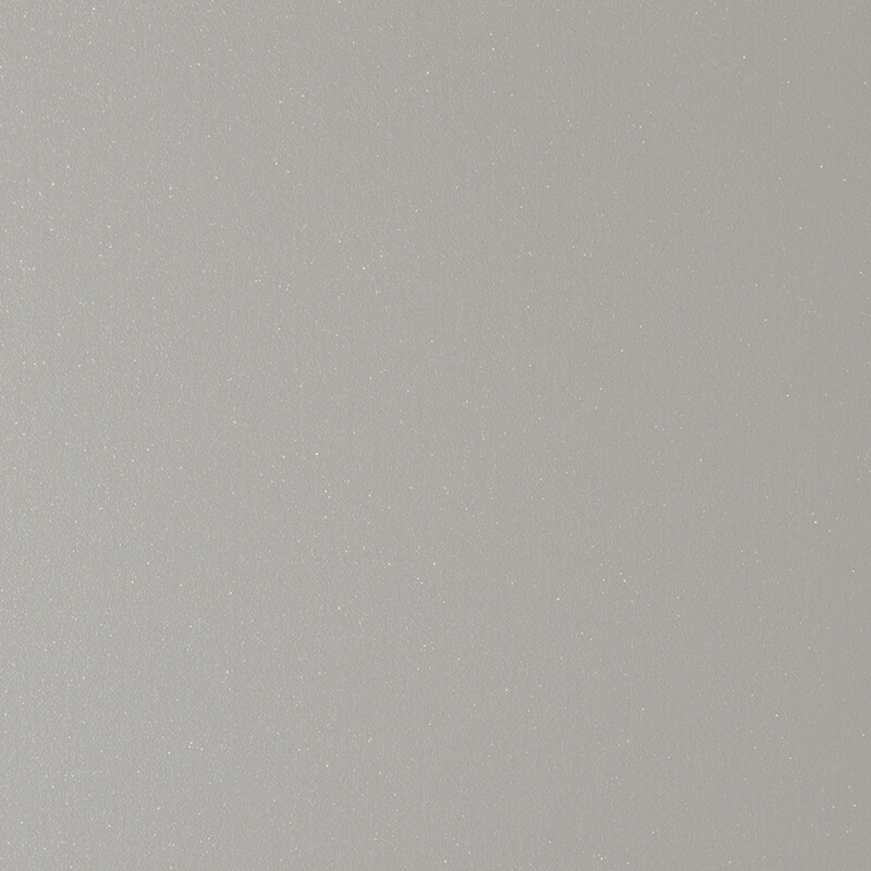 A smooth, light gray surface with a subtle, fine, sparkling texture that gives it a shimmery appearance.
