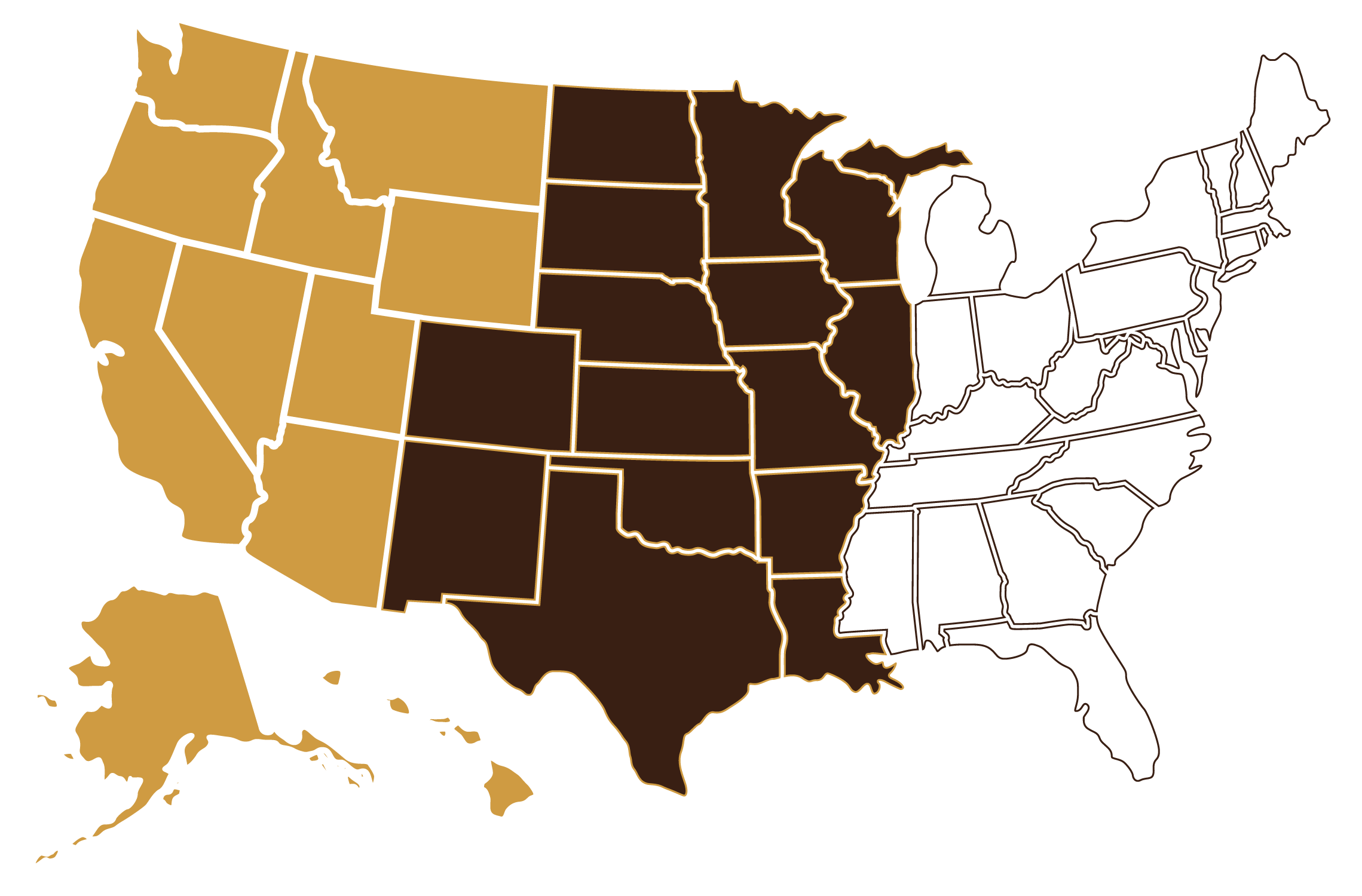 CHD Service Area Map