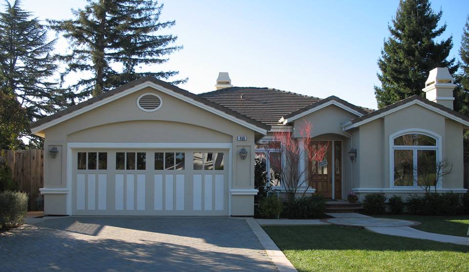 Carriage House Garage Paint Grade Wood Door